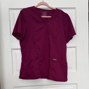 Cherokee Women's V-Neck Tunic Top - Wine